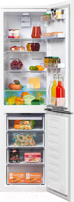 Холодильник с морозильником Beko RCNK335E20VW