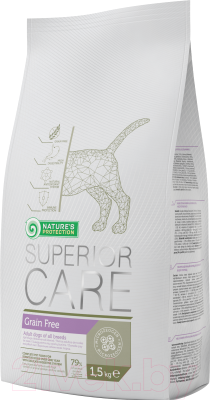 Сухой корм для собак Nature's Protection Superior Care Grain Free / NPS45081 (1.5кг)