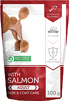 Влажный корм для собак Nature's Protection Skin & Coat Care Adult Salmon / KIK45282 (100г) - 