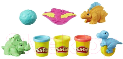 Набор для лепки Hasbro Play-Doh Малыши-Динозаврики / E1953