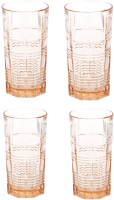 Набор стаканов Luminarc Даллас O0079 (4шт, розовый) - 