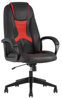 Кресло геймерское TopChairs ST-Cyber 8 (черный/красный) - 