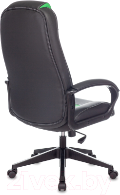 Кресло геймерское TopChairs ST-Cyber 8 (черный/салатовый)