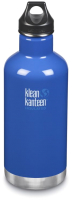 Термос для напитков Klean Kanteen Classic Loop Coastal Waters / 1003210 (946мл) - 