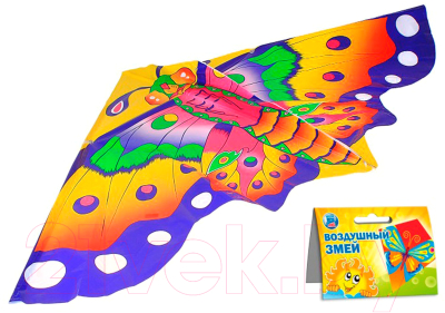 Изображение товара Воздушный змей Funny Toys Цветная бабочка / 320128