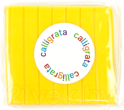 Изображение товара Полимерная глина Calligrata 1301026 (желтый, 50г)