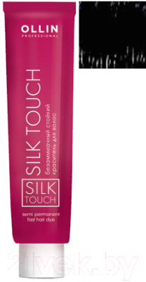 Крем-краска для волос Ollin Professional Silk Touch Безаммиачная 4/71 (60мл, шатен коричнево-пепельный)