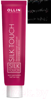 Крем-краска для волос Ollin Professional Silk Touch Безаммиачная 5/71 (60мл, светлый шатен коричнево-пепельный)