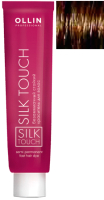 Крем-краска для волос Ollin Professional Silk Touch Безаммиачная 9/72 (60мл, блондин коричнево-фиолетовый) - 