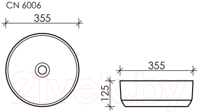 Купить Умывальник Ceramica Nova Element CN6006  