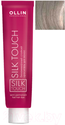 Крем-краска для волос Ollin Professional Silk Touch Безаммиачная 10/1 (60мл, светлый блондин пепельный)