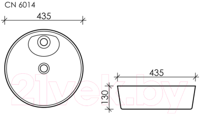 Купить Умывальник Ceramica Nova Element CN6014  