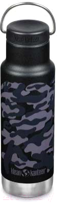 Термос для напитков Klean Kanteen Insulated Classic Narrow Black Camo / 1008933 (355мл)