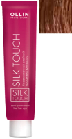 Крем-краска для волос Ollin Professional Silk Touch Безаммиачная 7/43 (60мл, русый медно-золотистый) - 