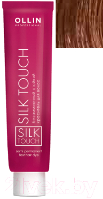 Крем-краска для волос Ollin Professional Silk Touch Безаммиачная 7/43 (60мл, русый медно-золотистый)