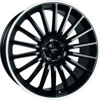 

Литой диск Keskin, KT15 17x7" 5x114.3мм DIA 72.6мм ET 40мм Black Lip Polish