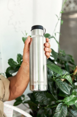 Термос для напитков Klean Kanteen Insulated Classic Brushed Stainless / 1008456 (592мл)