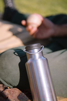 Термос для напитков Klean Kanteen Insulated Classic Brushed Stainless / 1008456 (592мл)