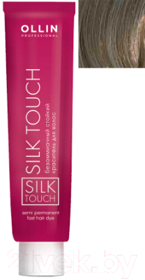 Крем-краска для волос Ollin Professional Silk Touch Безаммиачная 8/1 (60мл, светло-русый пепельный)