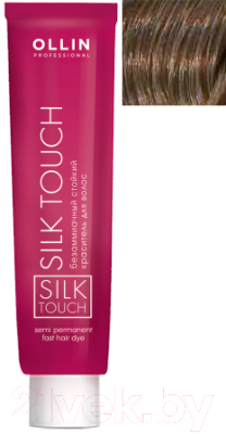 Крем-краска для волос Ollin Professional Silk Touch Безаммиачная 8/7  (60мл, светло-русый коричневый)
