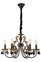 

Люстра Newrgy, Lighting Premium 1730/6 BK+GD