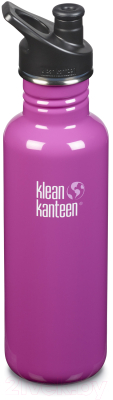 Бутылка для воды Klean Kanteen Classic Sport Wild Orchid / 1003190 (800мл)