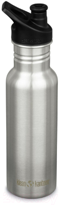 Бутылка для воды Klean Kanteen Classic Narrow Sport Brushed Stainless / 1008431 (532мл)