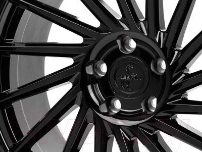 Изображение товара Литой диск Keskin KT17 18x8" 5x114.3мм DIA 72.6мм ET 40мм Black Lip Polish