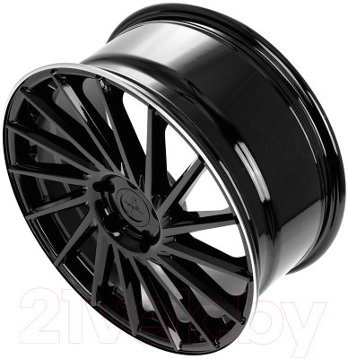 Изображение товара Литой диск Keskin KT17 18x8" 5x114.3мм DIA 72.6мм ET 40мм Black Lip Polish