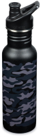 Бутылка для воды Klean Kanteen Classic Narrow Sport Black Camo / 1008924 (532мл) - 