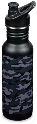 Бутылка для воды Klean Kanteen Classic Narrow Sport Black Camo / 1008924 (532мл)