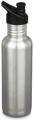 Бутылка для воды Klean Kanteen Classic Sport Brushed Stainless / 1008438 (800мл)