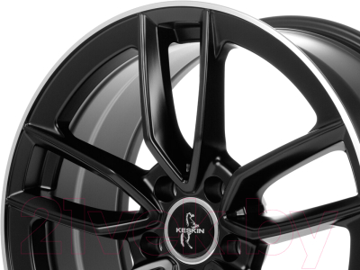 Изображение товара Литой диск Keskin KT21 17x7.5" 5x112мм DIA 66.6мм ET 45мм Matt Black Lip Polish