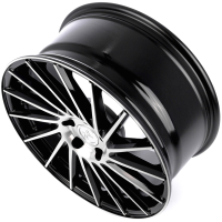 

Литой диск Keskin, KT17 18x8" 5x114.3мм DIA 72.6мм ET 40мм Black Front Polish