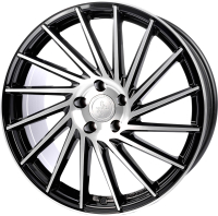 

Литой диск Keskin, KT17 19x8.5" 5x114.3мм DIA 72.6мм ET 40мм Black Front Polish