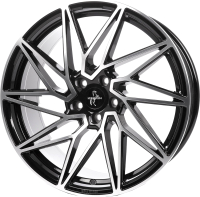 

Литой диск Keskin, KT20 19x8.5" 5x114.3мм DIA 72.6мм ET 40мм Black Front Polish