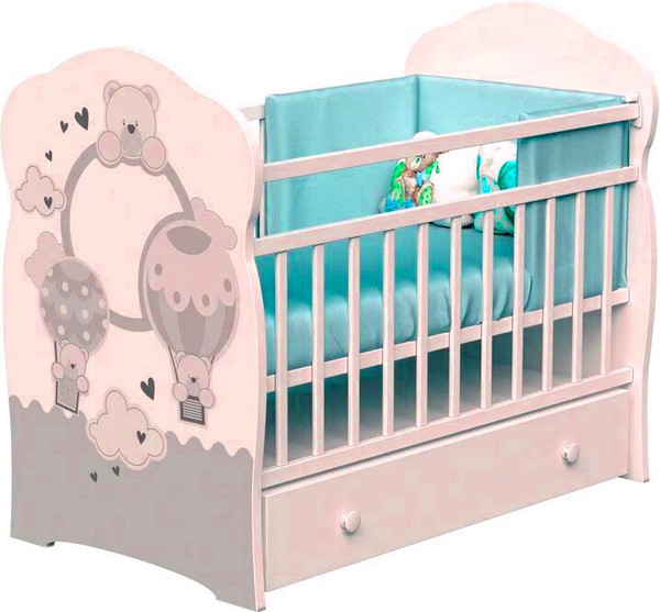 Детская кроватка VDK Joy маятник и ящик