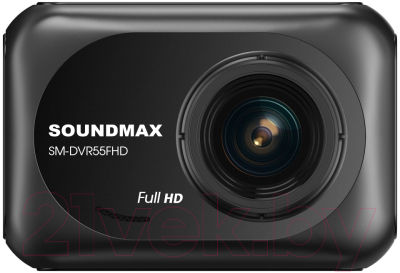 Автомобильный видеорегистратор SoundMax SM-DVR55FHD (черный)