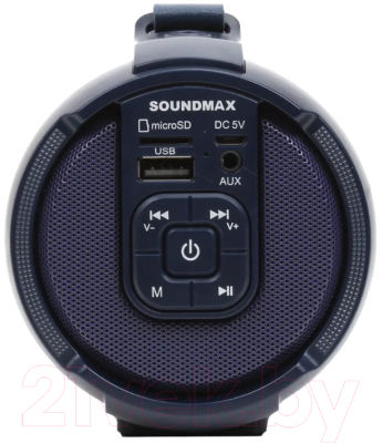 Портативная колонка SoundMax SM-PS5020B (темно-синий)