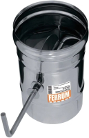 Шибер для дымохода Ferrum Ф80 / f5116 (430/0.5мм) - 