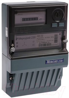 Изображение товара Счетчик электроэнергии индукционный Меркурий 230 AМ-02