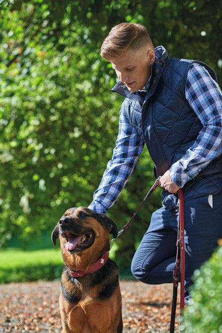 Поводок HUNTER Leash Swiss 18/102 / 43153 (красный/черный) — фото 3
