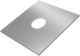 Экран защитный для труб Ferrum 430/0.5мм 580x580 Ф210 / f5321 (с отверстием) - 