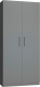 Шкаф Макс Стайл Falcon Fidji Egger 240x100x50 / 12C5050 (серый пыльный U732 ST9) - 