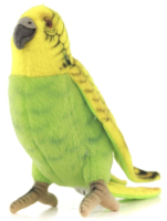 Мягкая игрушка Hansa Сreation Волнистый попугайчик зеленый / 3653П (15см) - 