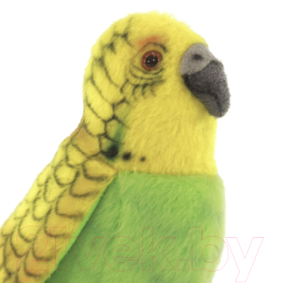 Мягкая игрушка Hansa Сreation Волнистый попугайчик зеленый / 3653П (15см)