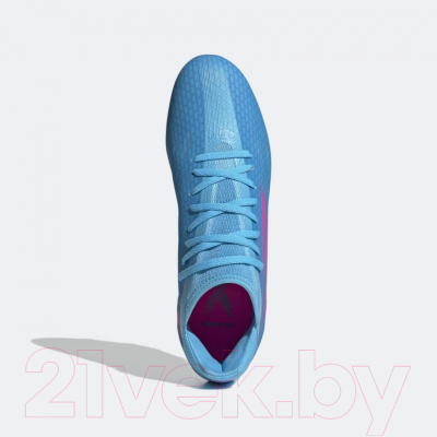 Бутсы футбольные Adidas X Speedflow.3 FG / GW7483 (р-р 11.5, синий)