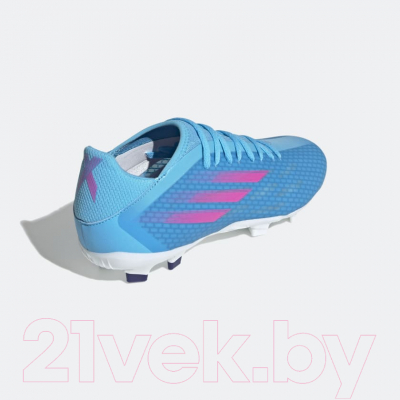Бутсы футбольные Adidas X Speedflow.3 FG / GW7483 (р-р 11.5, синий)