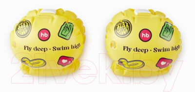 Нарукавники для плавания Happy Baby 121017 (желтый)