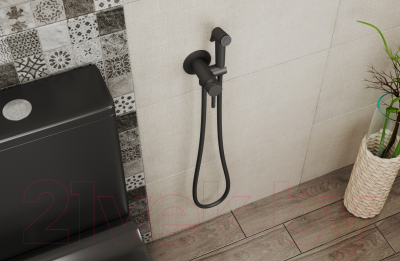 Гигиенический душ Bravat D9151BW-ENG (черный)